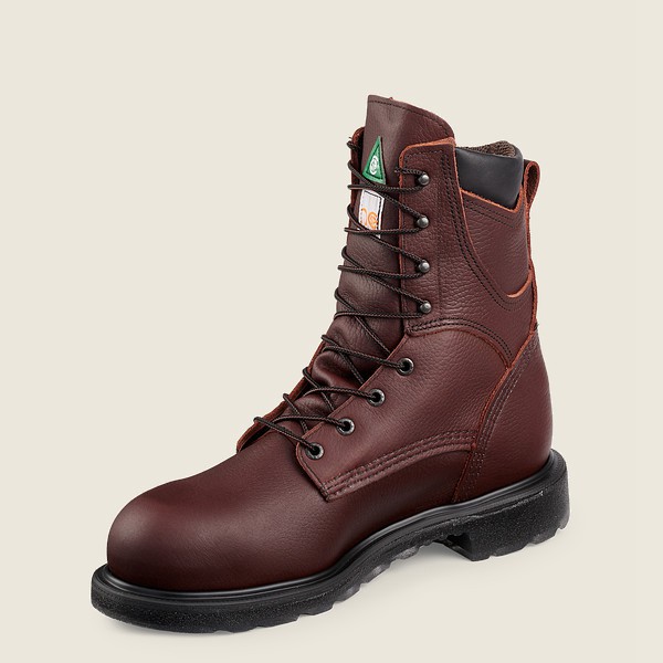 Red Wing Safety Boots Supersole® 2.0 - 8-inch Waterproof Csa Toe - Burgundy - Mens ZTV951748